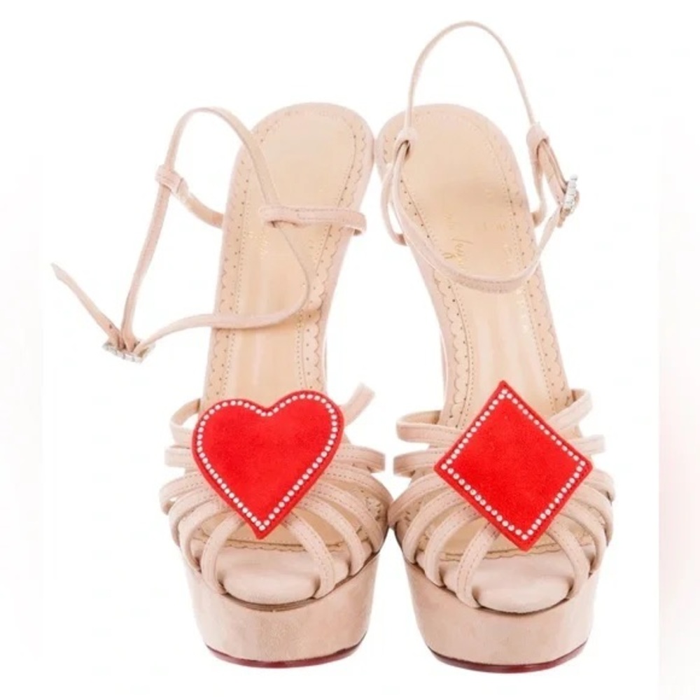 Charlotte Olympia Queen of Hearts Limited Edition Platform Heels